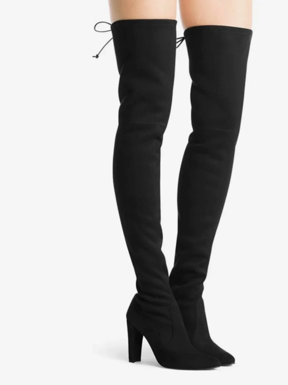 Stuart Weitzman 9.5 Highland Over The Knee Boots Heel Suede Leather